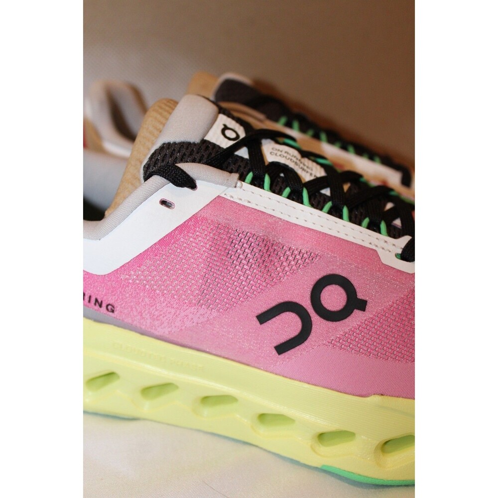 ON CLOUD WOMEN CLOUDSURFER NEXT RUNNING ATHLETIC SNEAKERS PINK LIMELIGHT - Picture 4 of 8